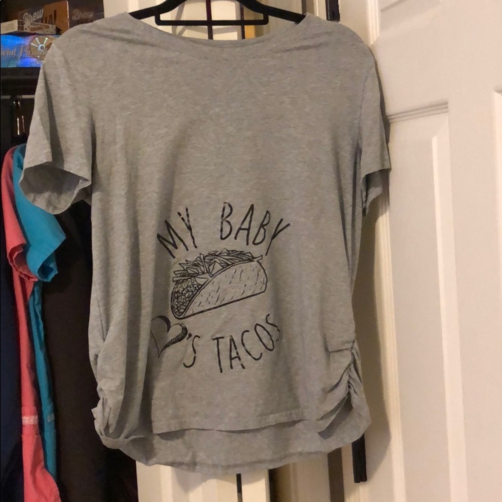 Taco baby maternity tee Large